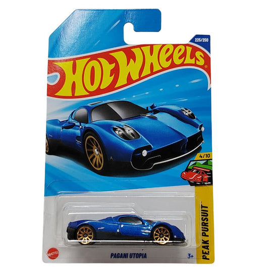 Peak Pursuit Blue Pagani Utopia 1:64 Scale Die-Cast Car by Hot Wheels